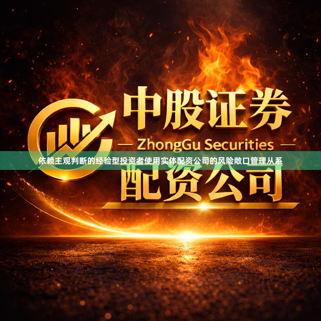 依赖主观判断的经验型投资者使用实体配资公司的风险敞口管理从系