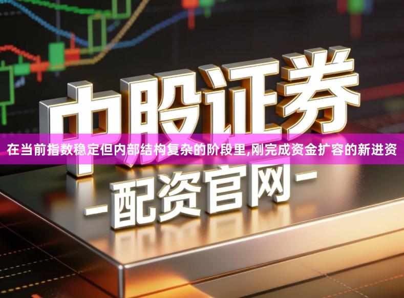 在当前指数稳定但内部结构复杂的阶段里,刚完成资金扩容的新进资
