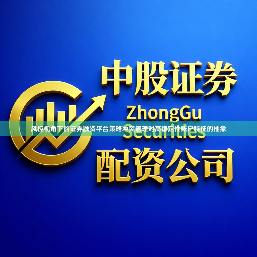 风控视角下的证券融资平台策略冲突管理对高稳定性账户特征的抽象